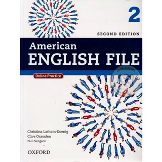 Bundanjai (หนังสือเรียนภาษาอังกฤษ Oxford) American English File 2nd ED 2 : Students Book +Online Practice (P)