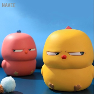 NAVEE บีบของเล่นการ์ตูนน่ารักรูปไก่ขนาดเล็กของเล่นบรรเทาความเครียดเพื่อลดความวิตกกังวล