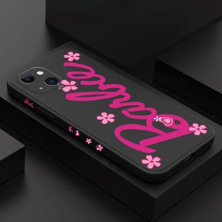 เคสโทรศัพท์มือถือ ลายตุ๊กตาบาร์บี้ สีชมพูน่ารัก สําหรับ iPhone 15 14 13 12 11 Pro Max X XR XS Max 7 8 Plus SE 2 2020 13 12 Mini 14 Plus