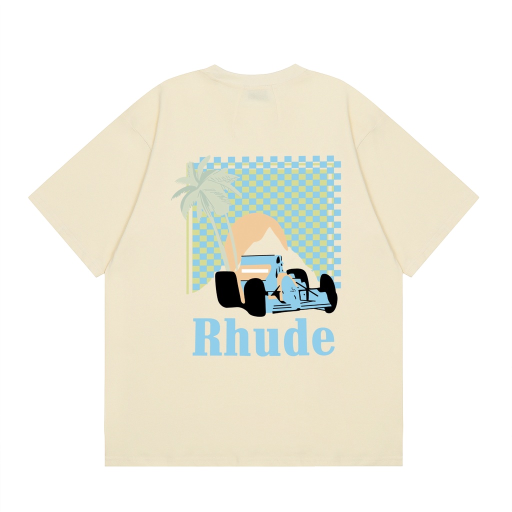 รีบมา-rhud-e-เสื้อยืดคอกลม-ผ้าฝ้าย-แบบนิ่ม-อินเทรนด์-สําหรับเด็กผู้ชาย