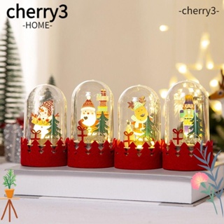 Cherry3 ตุ๊กตาหิมะเรืองแสง LED สําหรับตกแต่งคริสต์มาส