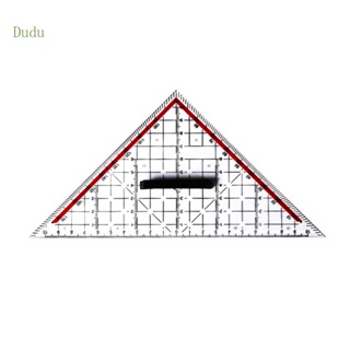 Dudu ไม้บรรทัดลายฉลุ ทรงสามเหลี่ยม สําหรับวาดภาพการ์ตูน สถาปัตยกรรม