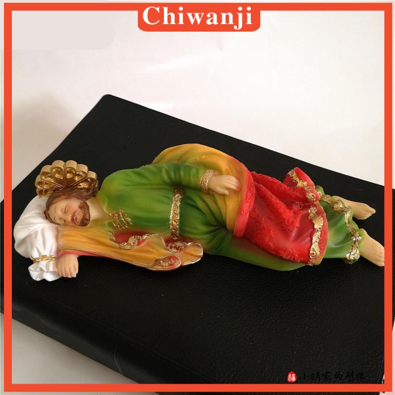 chiwanji-รูปปั้นพระเยซู-เรซิ่น-รูปปั้นพระเยซู-งานฝีมือทางศาสนา-รูปปั้นพระเยซูนอนหลับ-สําหรับตกแต่งออฟฟิศ