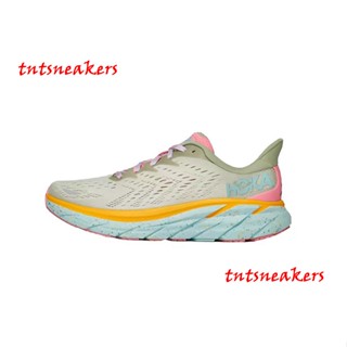 Hoka ONE ONE Clifton 8 รองเท้าผ้าใบลําลอง ระบายอากาศ เหมาะกับการวิ่ง เล่นกีฬา แฟชั่นสําหรับผู้ชาย ผู้หญิง hqaexl22 113