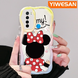 เคสโทรศัพท์มือถือ ซิลิกาใส กันกระแทก ลายมินนี่เมาส์น่ารัก สําหรับ Xiaomi Redmi Note 8 Note 8T Note 9