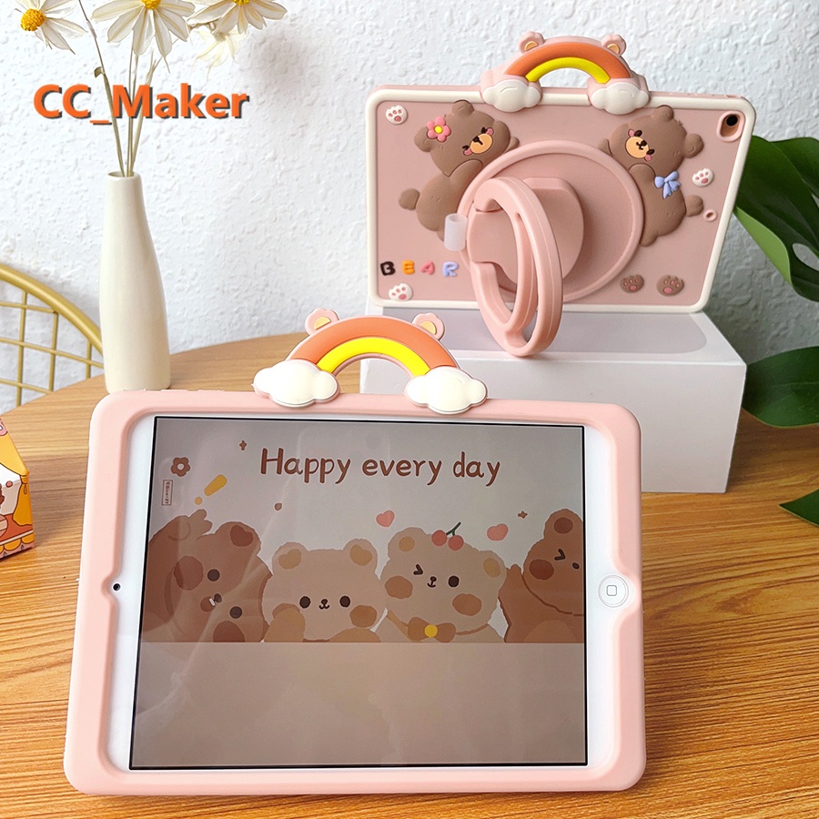 cartoon-for-ipad-case-mini2-tablet-case-pro11-silicone-cute-bear-ipad10-for-ipad-air4-drop-case-ipad5-10-2inch-pen-slot-air3-new-ipad-9-mini-6-soft-case
