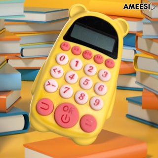 Ameesi เครื่องคิดเลข 3 ฟังก์ชั่น ป้องกันดวงตา แบบพกพา สําหรับเด็ก โรงเรียน