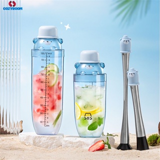 500/700/1000ML Hand Shaker Cup Cocktail Shaker Transparent Mixer Cup with Scale Bar Shaker Wine Milk Tea Shaker Beverage Making Tool Set cynthia cynthia