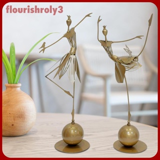 [Flourish] รูปปั้นเด็กผู้หญิงเต้นรํา สไตล์โมเดิร์น สําหรับตกแต่งบ้าน คาเฟ่ ห้องนั่งเล่น เฟอร์นิเจอร์ ของขวัญครบรอบ