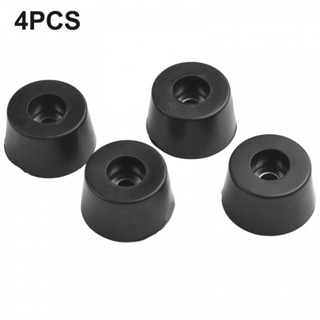 New Arrival~Non Slip Rubber Equipment Feet 4 Pcs 19mm Height 33mm Round Washer Included