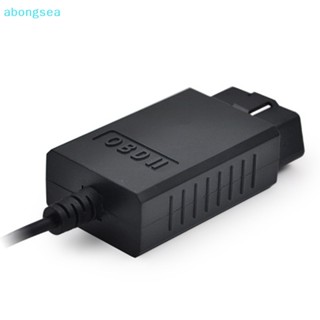 Abongsea Elm327 เครื่องสแกนเนอร์อินเตอร์เฟส USB OBD2 V1.5 Elm327