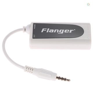 Audioworld Flanger FC-21 อะแดปเตอร์แปลงเชื่อมต่อกีตาร์ไฟฟ้า เบส โทรศัพท์มือถือ แท็บเล็ต เข้ากันได้กับ iPhone iPad Android สมาร์ทโฟน แท็บเล็ต พร้อมปลั๊กเสียง 3.5 มม.