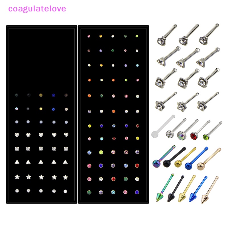 coagulatelove-100-ชิ้น-สเตนเลส-ตรง-จมูก-สตั๊ด-สําหรับผู้หญิง-ชุดแหวนจมูก-แฟชั่น-คริสตัล-จมูก-กระดุม-ราคา-เครื่องประดับร่างกาย-ขายดี