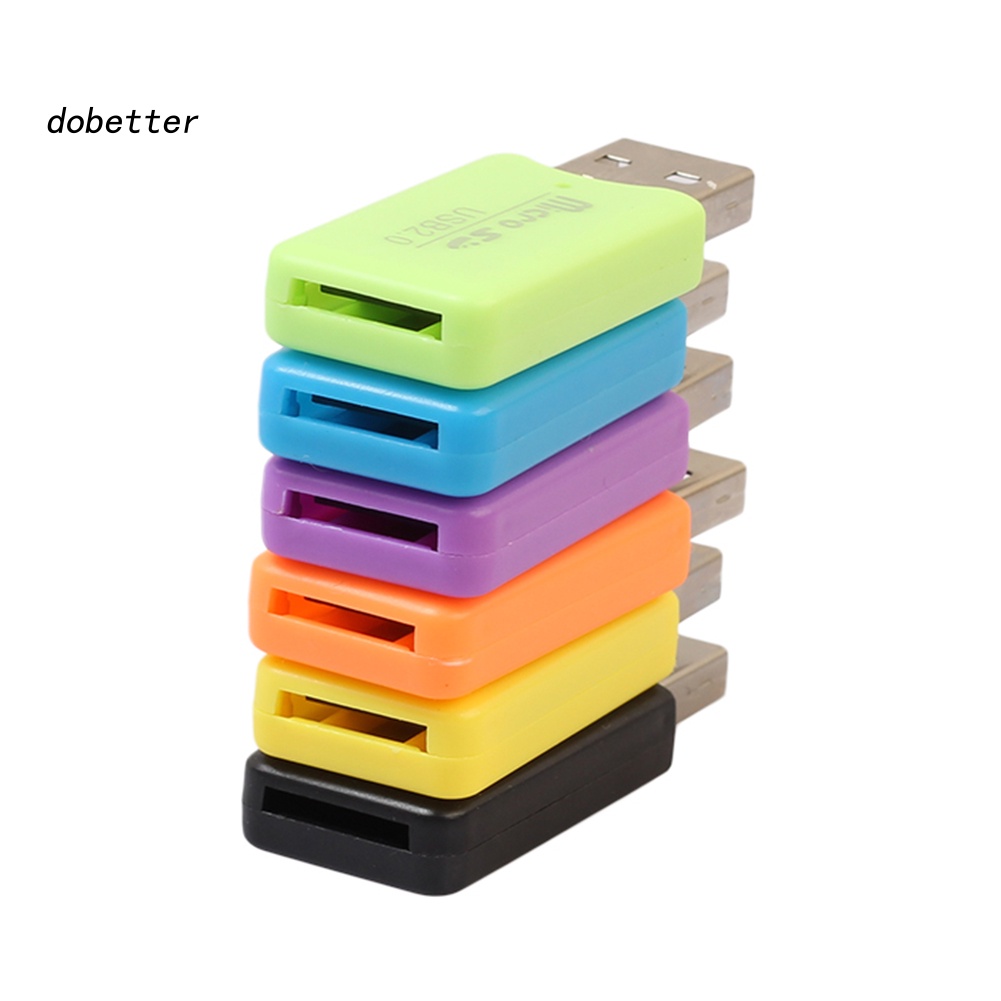 lt-dobetter-gt-อะแดปเตอร์การ์ดรีดเดอร์-micro-sd-tf-t-flash-usb-20-ความเร็วสูง-ขนาดเล็ก-แบบพกพา