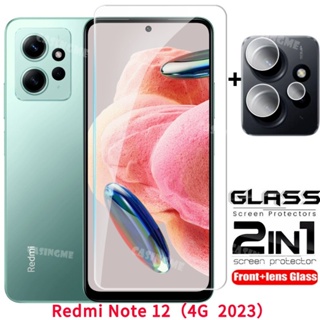 ฟิล์มกระจกนิรภัยกันรอยหน้าจอ เลนส์ด้านหลัง สําหรับ Redmi Note 12 Redmi Note 12 4G 12Pro 5G Note12 Pro 4G Note12Pro 5G 2023