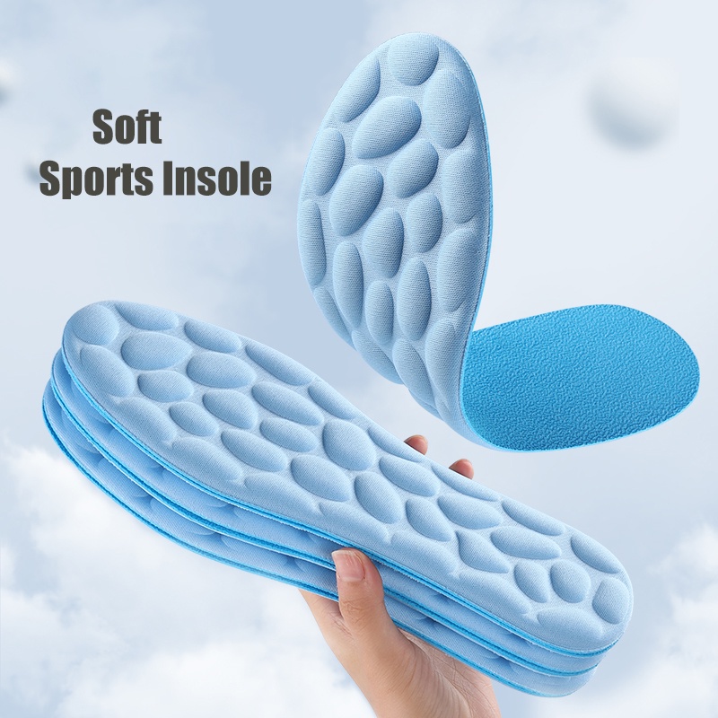 ใหม่-4d-นวดพื้นรองเท้า-ดูดซับแรงกระแทก-ผู้ชาย-ผู้หญิง-ระบายอากาศ-กีฬา-ซับเหงื่อ-พื้นรองเท้า-ความยืดหยุ่นสูง