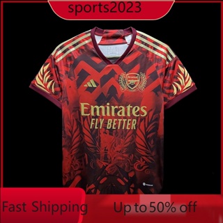 【Fans Version】เสื้อกีฬาแขนสั้น ลายทีมชาติฟุตบอล Arsenal Special Edition 23 24 2023 ชุดเยือนไทย คุณภาพสูง สําหรับผู้ชาย 2023