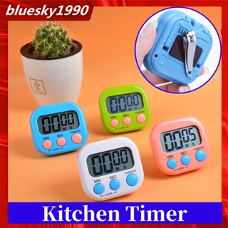 （Bluesky1990） นาฬิกาจับเวลา ตั้งเวลาทำอาหาร นาฬิกาจับเวลาในครัว Digital Kitchen Timer หน้าจอใหญ่ เสียงเตือนดัง