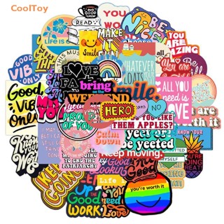 Cooltoy ขายดี สติกเกอร์คําคมสร้างแรงบันดาลใจ ลายกราฟฟิติ 50 ชิ้น