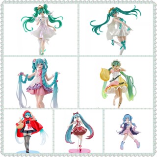 โมเดลฟิกเกอร์ PVC อนิเมะ Hatsune Miku Kawaii Sakura ของเล่นสําหรับเด็กผู้หญิง