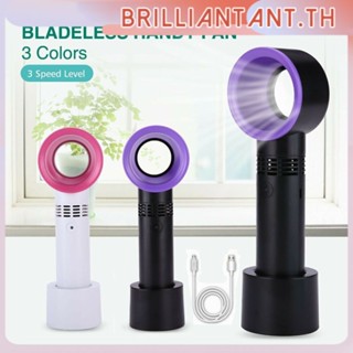 360 ° Bladeless พัดลมความปลอดภัยแบบพกพามินิ Usb ชาร์จพัดลมมือถือสามความเร็วลมที่เงียบสงบนักเรียนพัดลม Bri