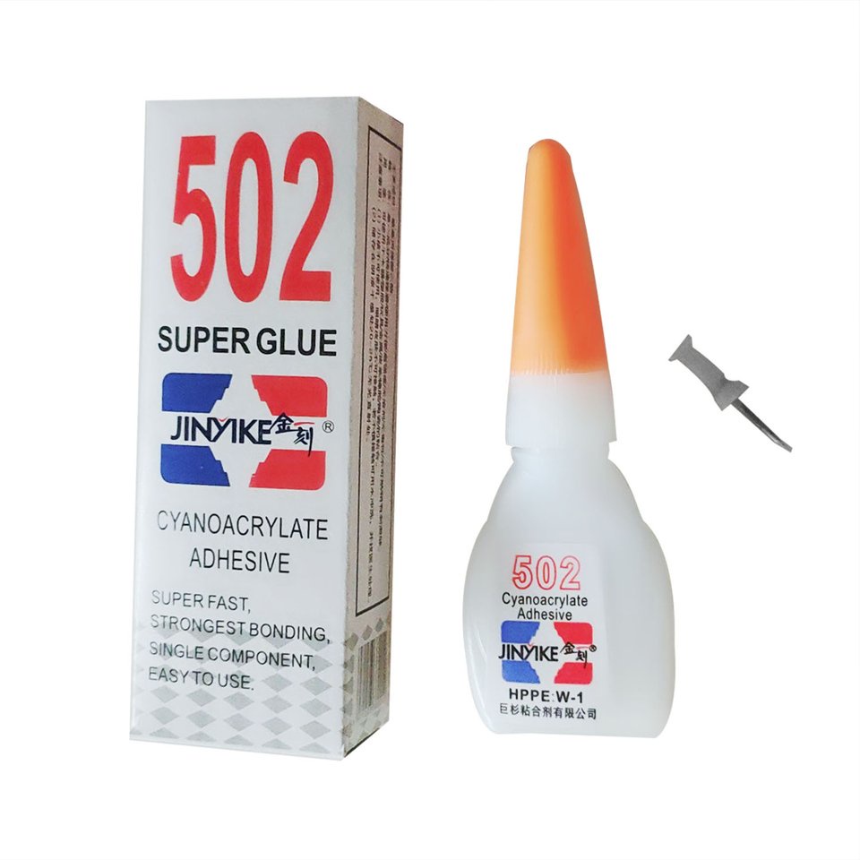 กาวซุปเปอร์กลู-502-cyanoacrylate-กาวติดแน่น-แห้งเร็ว