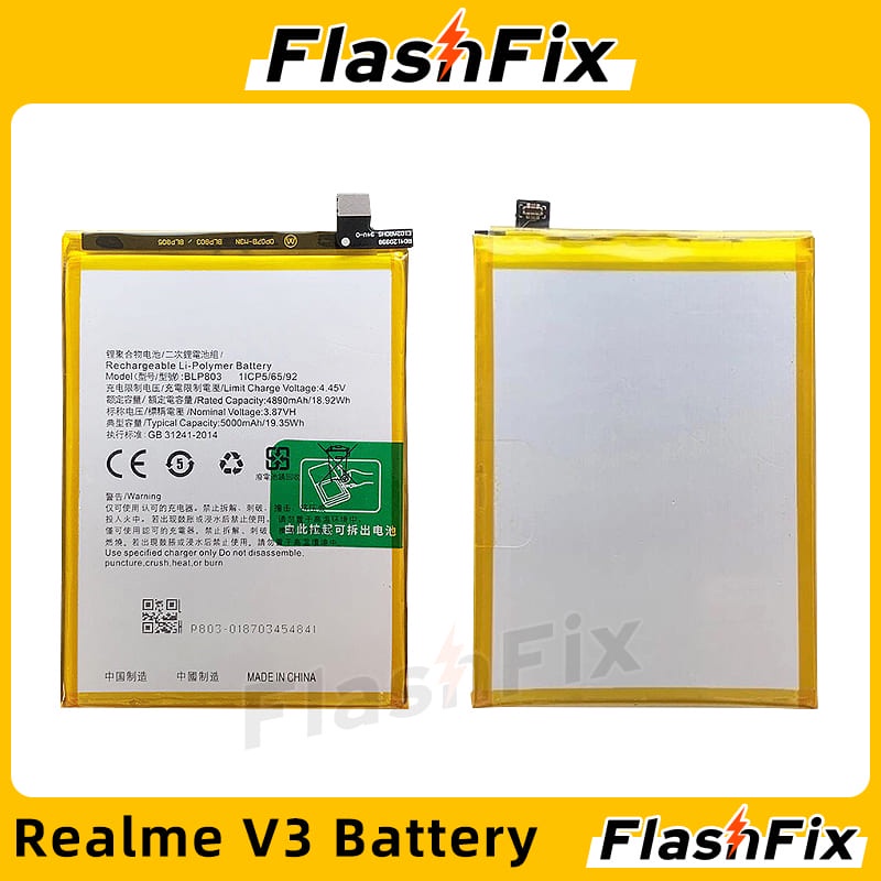 flashfix-for-realme-v3-high-quality-cell-phone-replacement-battery-blp803-5000mah