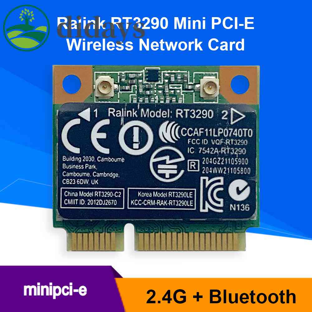 rt3290-อะแดปเตอร์การ์ดเครือข่าย-wifi-pci-e-150m-2-4ghz-บลูทูธ-3-0-half-mini