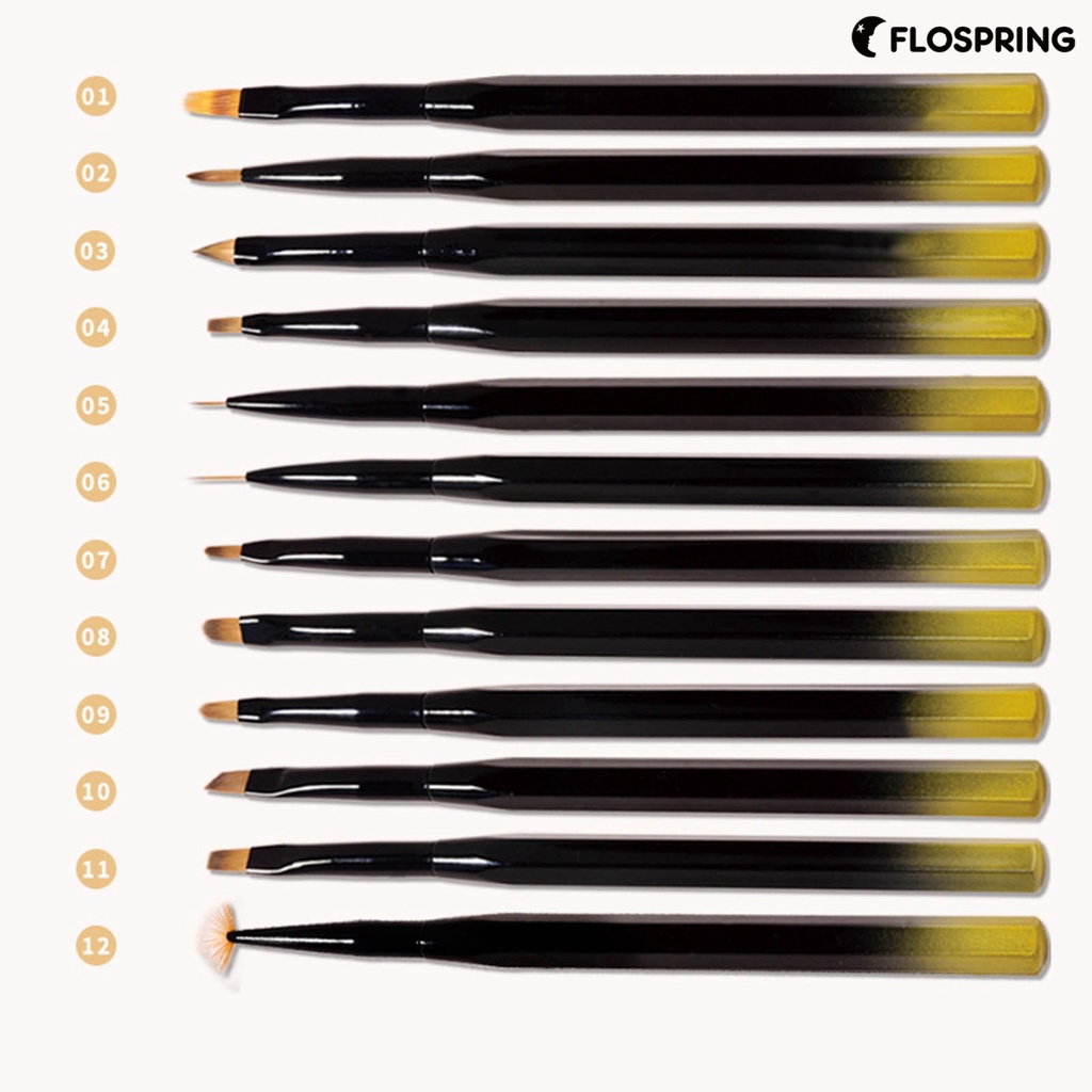 flospring-ปากกาเพ้นท์เล็บ-น้ําหนักเบา-ใช้ซ้ําได้-สําหรับตกแต่งเล็บ-diy