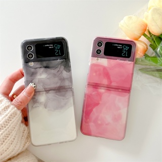 เคสโทรศัพท์มือถือแบบนิ่ม กันกระแทก ลายหมึก แฟชั่น สําหรับ Samsung Galaxy Z Flip 4 Z Flip 3 5G