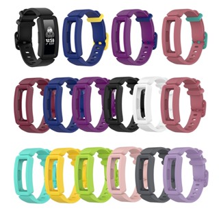 สายนาฬิกาข้อมือซิลิโคน แบบนิ่ม สําหรับ Fitbit ace 2 Smart Watch Band Fitbit Inspire Inspire HR