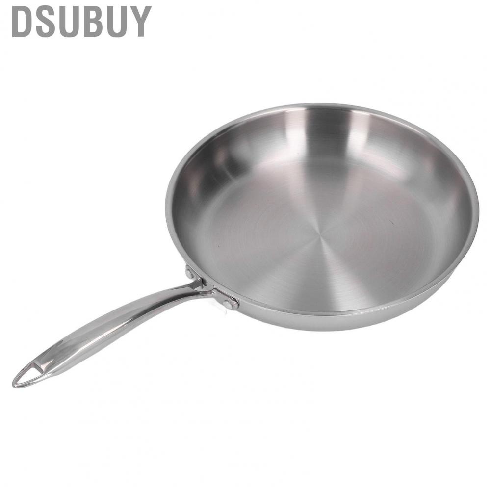 dsubuy-stainless-steel-frying-pan-thickened-uncoated-skillet-widely-used-for-searing