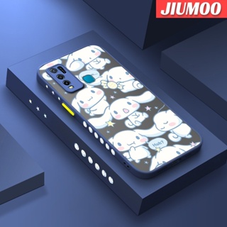 เคสโทรศัพท์มือถือ ซิลิโคนใส กันกระแทก ขอบสี่เหลี่ยม แบบบาง ลาย Sanrio Cinnamoroll น่ารัก สําหรับ VIVO Y30 Y30i Y50