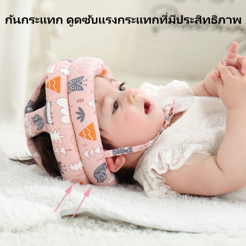 360-หมวกกันกระแทก-หมวกกันกระแทกเด็ก-ทารก-ป้องกันศีรษะ-มีหลายสี-ปกป้องอันตรายจากการล้ม