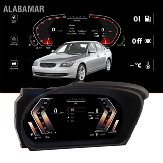 ALABAMAR 10 นิ้วรถดิจิตอลคลัสเตอร์เครื่องมือแดชบอร์ด LCD Speedmeters จอแสดงผล Dash Monitor สำหรับ 3 Series E90 E91 E92 E93