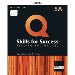 Bundanjai (หนังสือ) Q : Skills for Success 3rd ED 5 : Reading and Writing : Student Book A +iQ Online Practice (P)