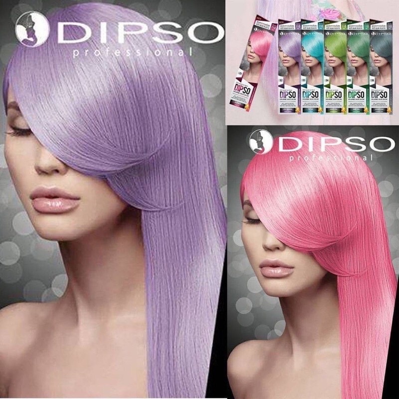 สีพาสเทล-ปราศจากแอมโมเนีย-ผลิตภัณฑ์เปลี่ยนสีผม-dipso-colorme-hair-color-110กรัม