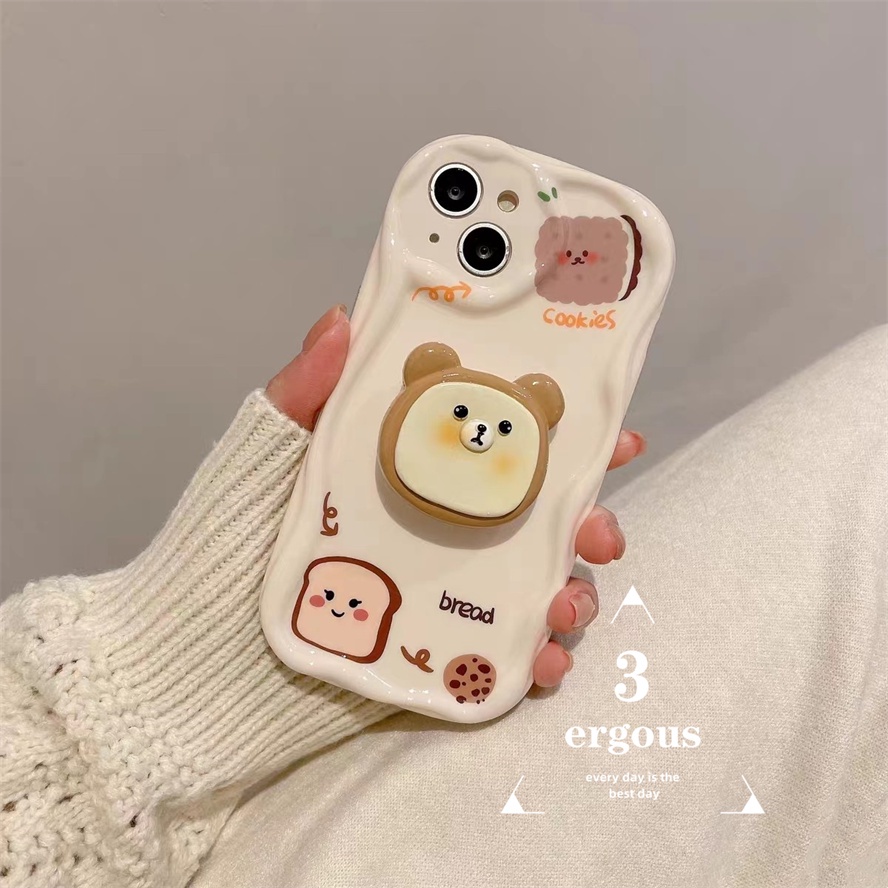 เคสป้องกันโทรศัพท์มือถือ-tpu-แบบนิ่ม-ลายขนมปัง-คุกกี้-สําหรับ-iphone-15-14-13-12-11-pro-max-se2020-x-xr-xs-max-7-8-6-6s-plus