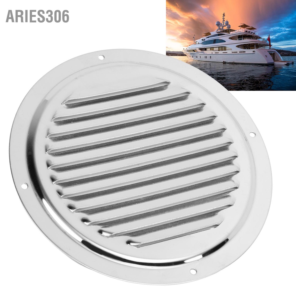 aries306-marine-air-vent-louver-grille-cover-304-สแตนเลสเรือยอชท์เรืออุปกรณ์เสริมฮาร์ดแวร์