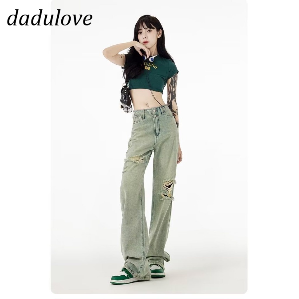 dadulove-new-korean-version-of-ins-retro-ripped-jeans-womens-high-waist-wide-leg-pants-large-size-trousers