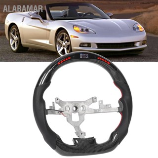 ALABAMAR คาร์บอนไฟเบอร์จอแสดงผล LED Shift ไฟเปลี่ยนพวงมาลัยสำหรับ Chevrolet Corvette C6 2005-2013