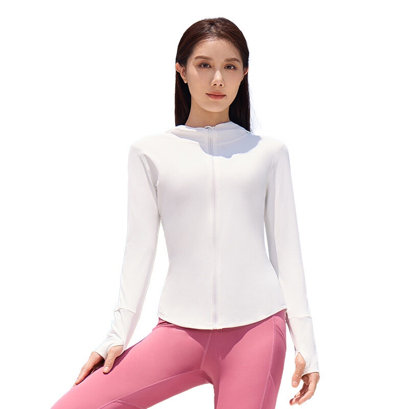 evesport-yoga-138-แจ็คเก็ตแขนยาว-มีฮู้ด-เสื้อคลุมออกกำลังกายผู้หญิง-เสื้อสปอร์ตแขนยาว