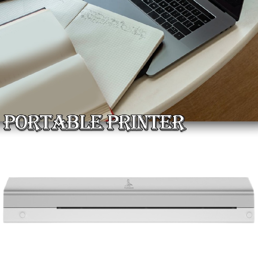 Portable Inkless Thermal Test Paper Data Printing Home Dormitory Office ...