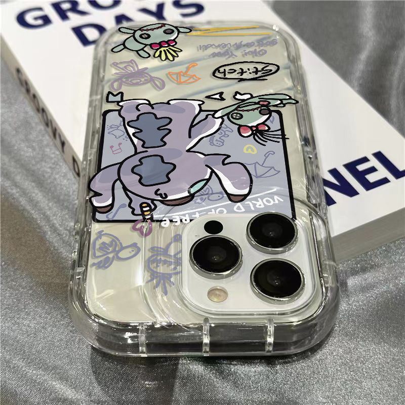 เคสโทรศัพท์มือถือนิ่ม-กันกระแทก-ลาย-stitch-เรียบง่าย-สําหรับ-iphone-12-11ins-style-8-max-7plus-14pro-13-apple-77sh