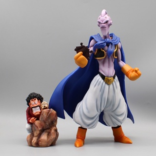 โมเดลฟิกเกอร์ PVC อนิเมะ Dragon Ball MajinBuu with Hercule ของเล่นสะสม สําหรับเด็ก