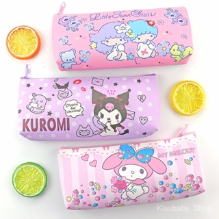 กระเป๋าดินสอ กันน้ํา ลาย Kuromi Influencer Sanrio ขายดี สําหรับใส่เครื่องสําอาง