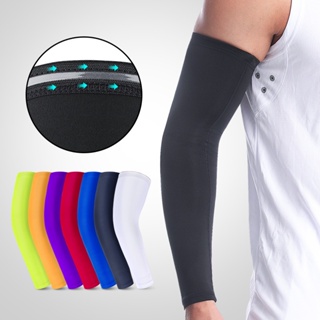 Spot second hair# basketball wrist guard arm lengthened elbow guard sports protective gear breathable elastic sun protection riding fishing mountaineering running sleeve 8.cc