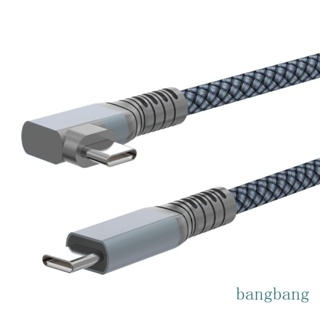 Bang สายชาร์จเร็ว USB 3 2 เป็น Type C USB-C เป็น USB-C สําหรับแล็ปท็อป Book Pro และ Type-C