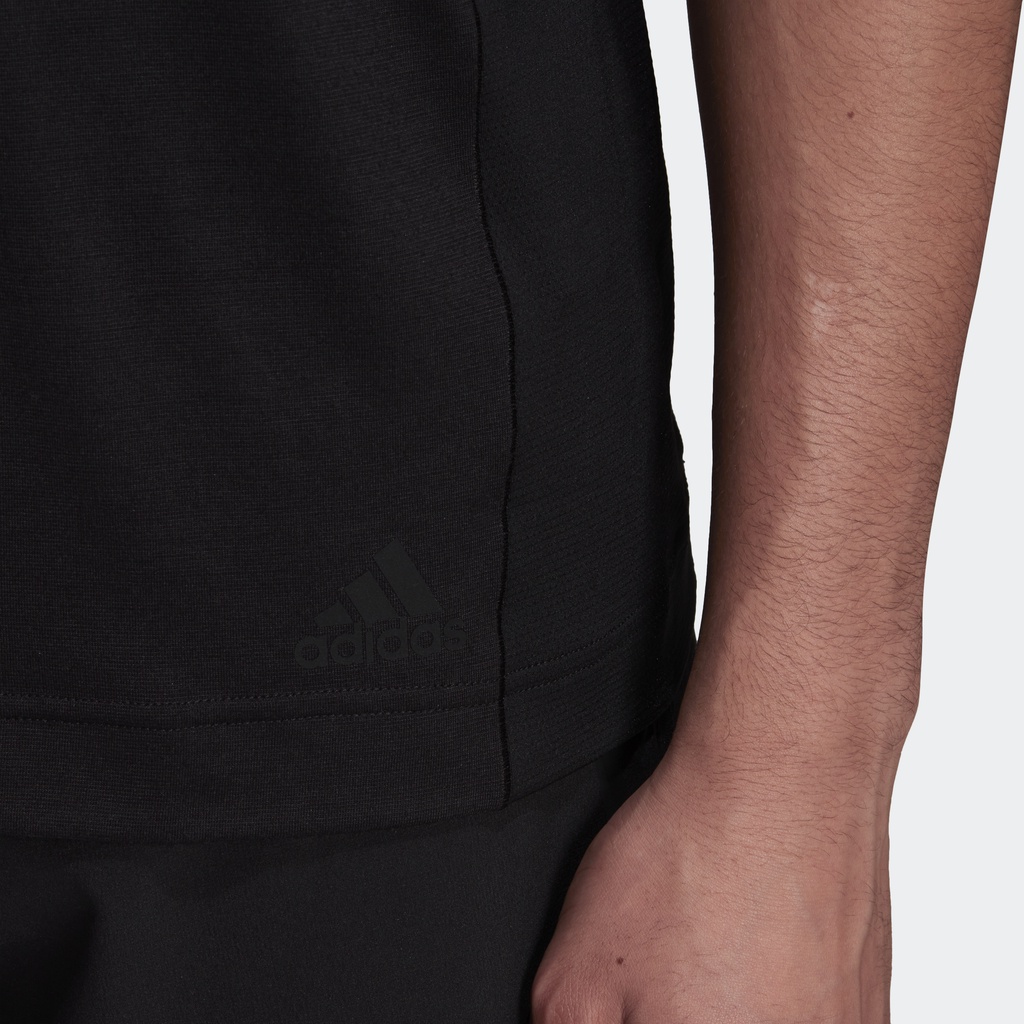 adidas-เทรนนิง-เสื้อยืดเทรนนิงโยคะ-ผู้ชาย-สีดำ-hc4433