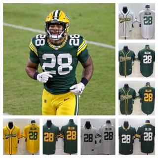NFL Green Bay Packers AJ Dillon เสื้อยืดเสื้อสปอร์ต
